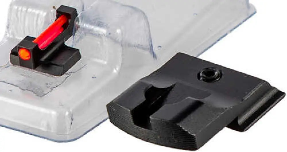 Truglo Tg-tg132mp Fiber-optic Pro Square Optic Red Front Black Rear Nitride Fortress Frame S&w M&p Except 22 c