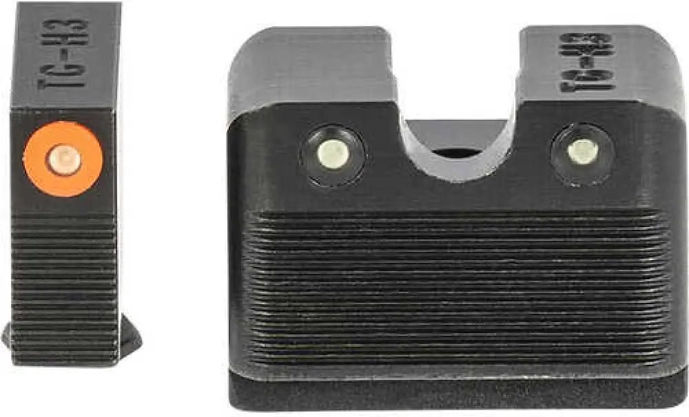 Truglo Tritium Pro Night Sights High Set Fits Glock Mos 40/41 Orange Focus Ring 3 Dot - Tg231g2mc
