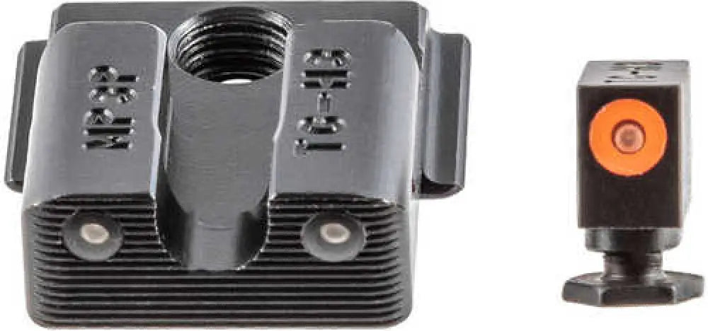 Truglo Tritium Pro Night Sights S&w Shield Ez 380 Green W/orange Outline Front W/black Rea - Tg231mp3c