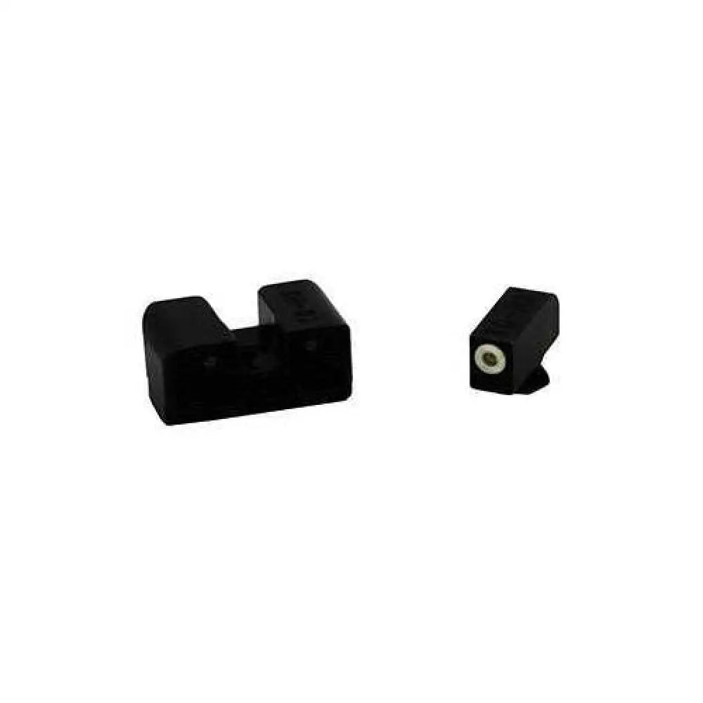 Truglo Tritium Pro Sight High Fits Glock 20 21 29 30 31 32 Large White Focus-lock Ring Onfront & U-notch Rear - Tg231g2w