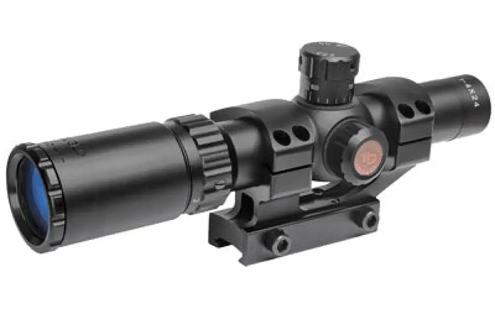 Truglo Tru-brite 30 1-4x24 Mil Black Buy at Faith and Freedom Outdoors - Scopes & Magnified Optics - Rifle Scope