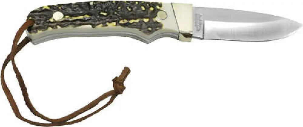 Uncle Henry Knife Staglon 2.8’’ Blade W/leather Sheath - 1100089