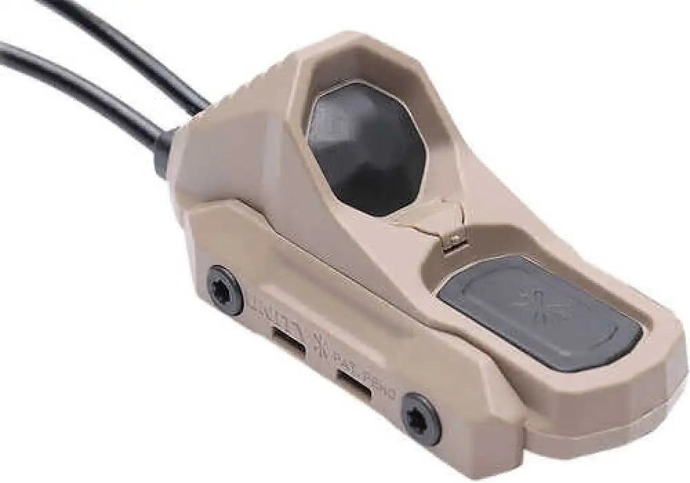 Unity Tactical Axon Sync Link 7’’ Dual Lead Remote Switch for Crane Laser and Usb-c Fits Picatinny Flat Dark Earth