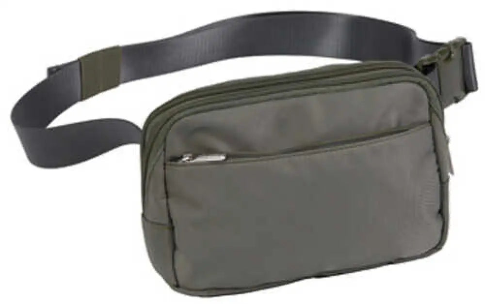 Us Peacekeeper Suburban Sidekick Fanny Pack Rpet Polyester Construction 8.25’’x5.5’’x2.25’’ Smokey Green Gray P27106