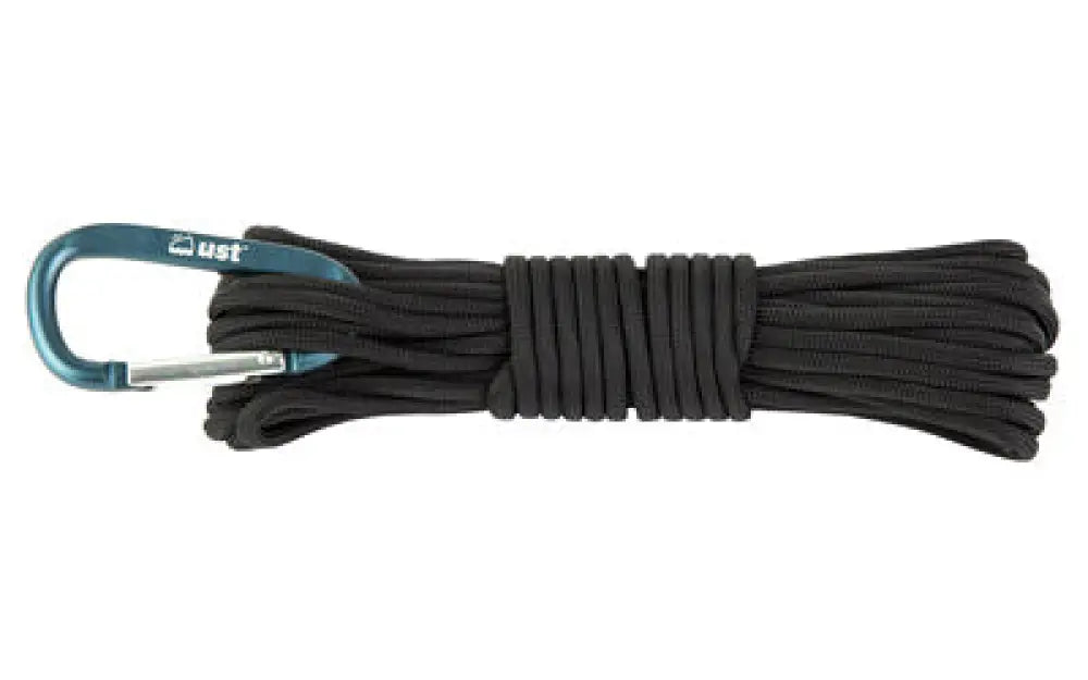 Ust Paracord 550 30’ Black Buy at Faith and Freedom Outdoors - Rope & Cord - Paracord