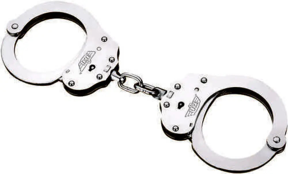Uzi Accessories Handcuffs Nij Silver Steel Includes 2 Keys - Uzi-hceu-sc-nij