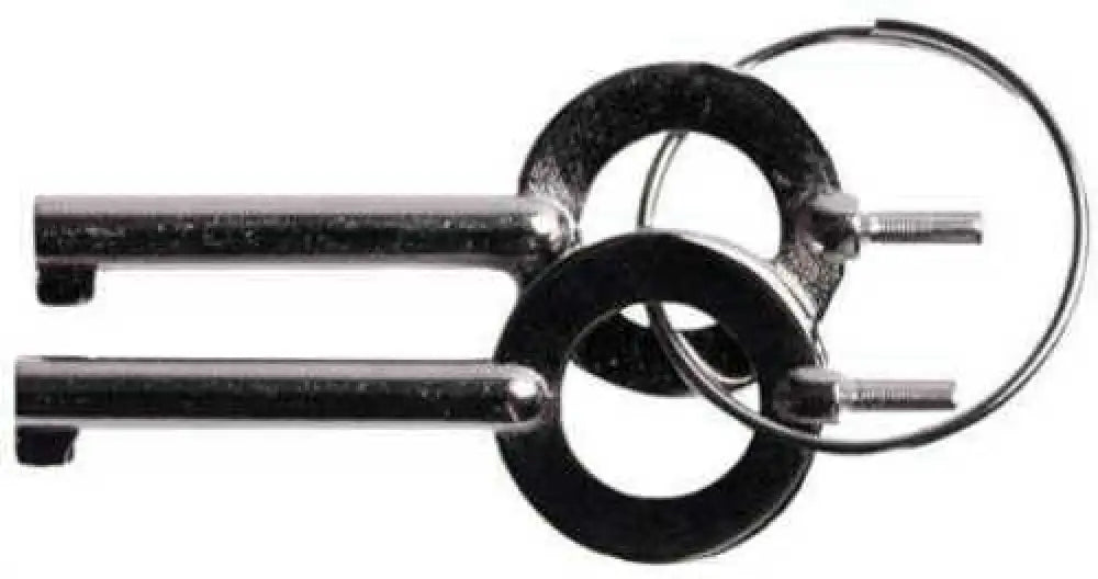 Uzi Accessories Uzikeypair Law Enforcement Handcuff Key Set Silver