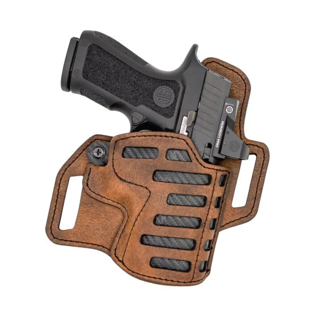 Versacarry by Sitzco Llc. Gun Holsters Compound Owb Holster Size 2 for 1911 Brown Right Hand Buy at Faith and Freedom
