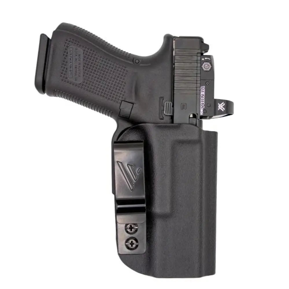 Versacarry by Sitzco Llc. Gun Holsters Obsidian Essential Iwb Holster for Glock 19 Black Ambi Buy at Faith and Freedom