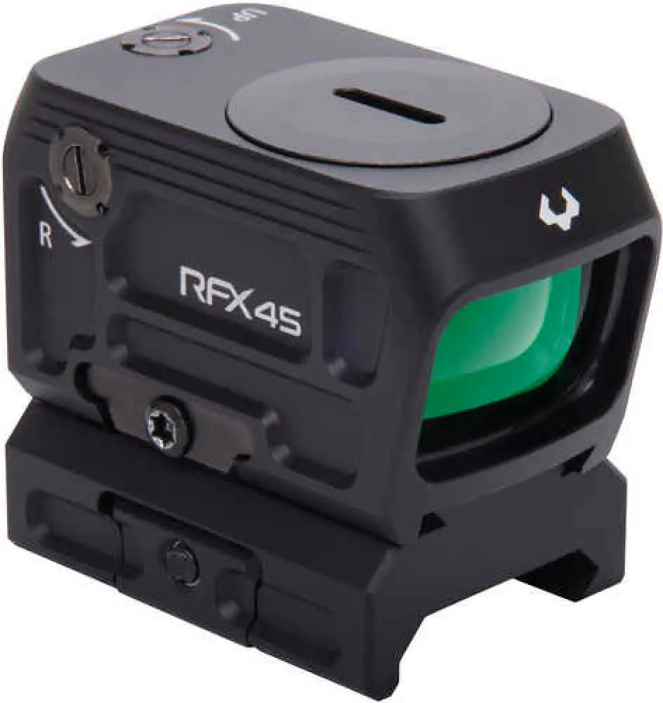Viridian 9810059 Rfx45 Closed Emitter Green Dot Sight Black | 24 x 15.5mm 5 Moa