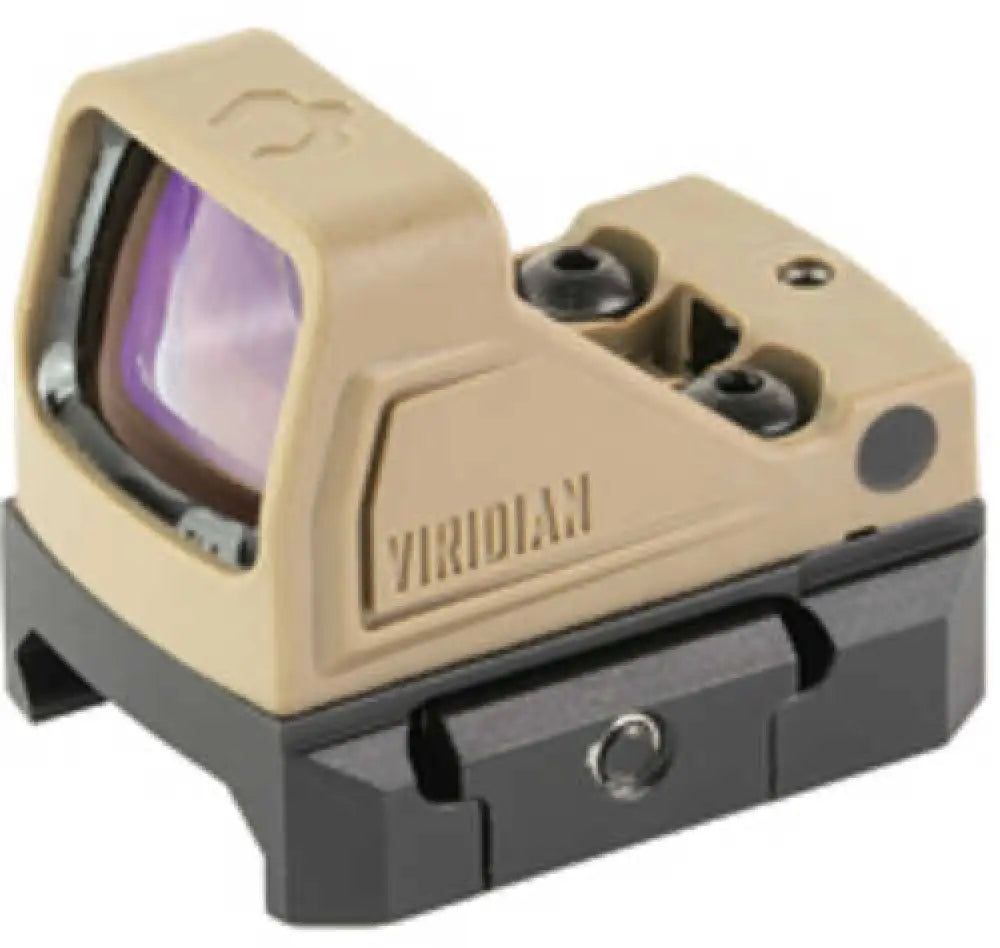 Viridian 9810142 Rfx11 Green Dot Reflex Sight Flat Dark Earth 1 x 16 22mm 3 Moa Reticle