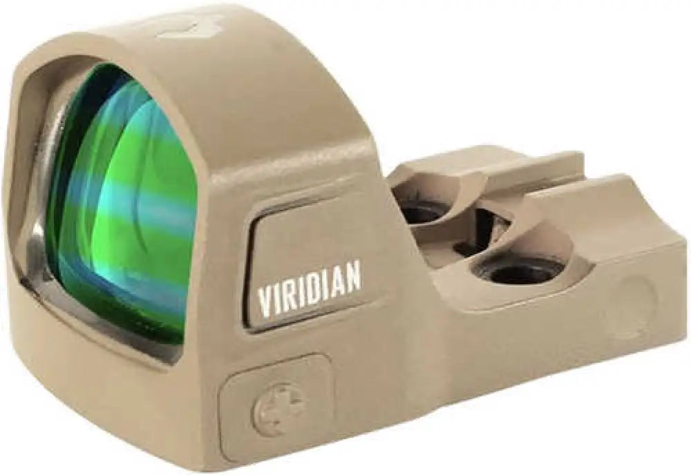Viridian 9810143 Rfx15 Green Dot Reflex Sight Flat Dark Earth 17 x 24mm 3 Moa Reticle