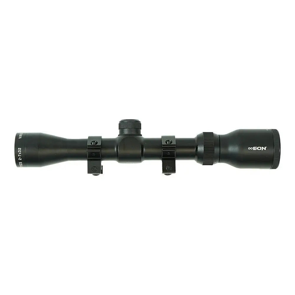 Viridian Green Laser Centerfire Scopes Eon Rifle Scope 2-7x32 R4 Black with Rings Retail Box Buy at Faith and Freedom
