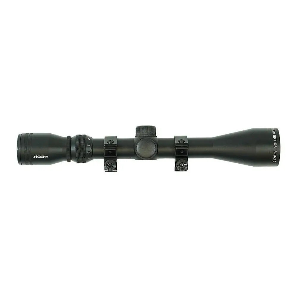 Viridian Green Laser Centerfire Scopes Eon Rifle Scope 3-9x40 R4 Black with Rings Retail Box Buy at Faith and Freedom
