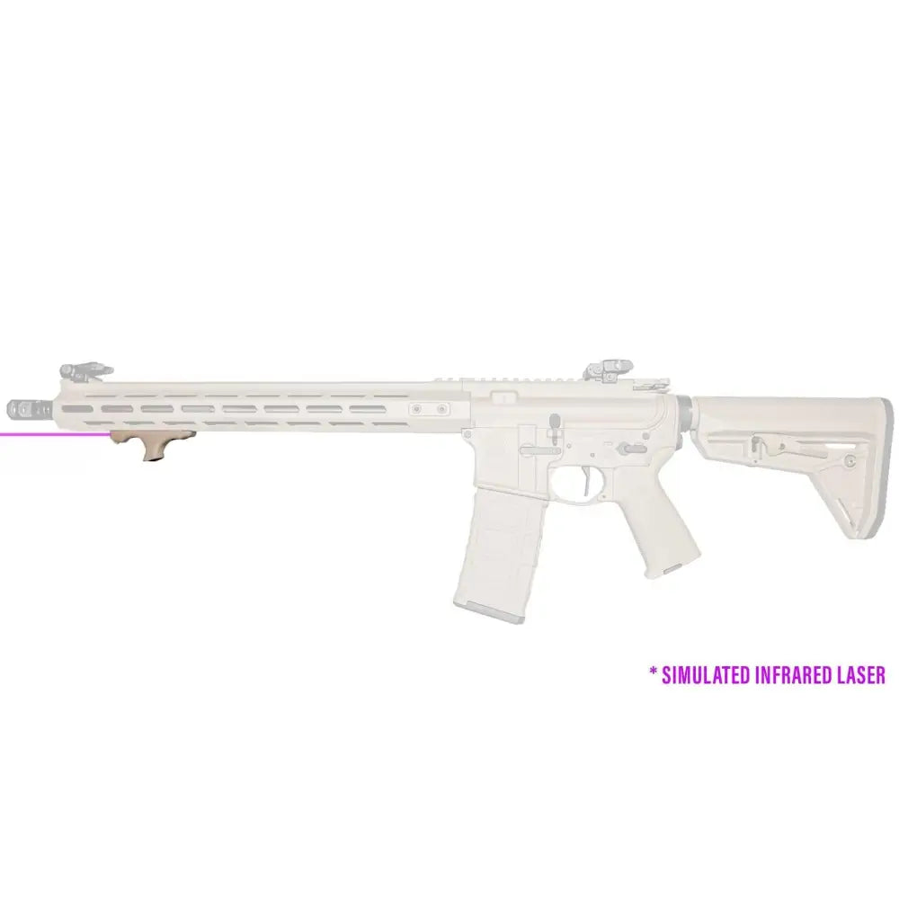 Viridian Green Laser Optics|laser Sights Hs1 Fde Ar Handstop with Infrared M-lok Mounting Buy at Faith and Freedom