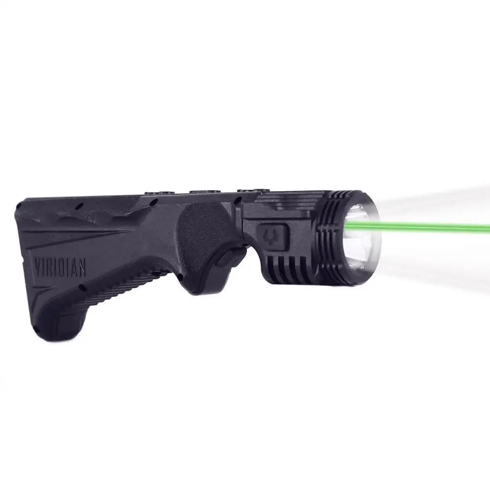 Viridian Green Laser Rifle Lights 4lux 2k Duo Angled Foregrip w Integrated Tactical Weapon Light Safecharge Buy