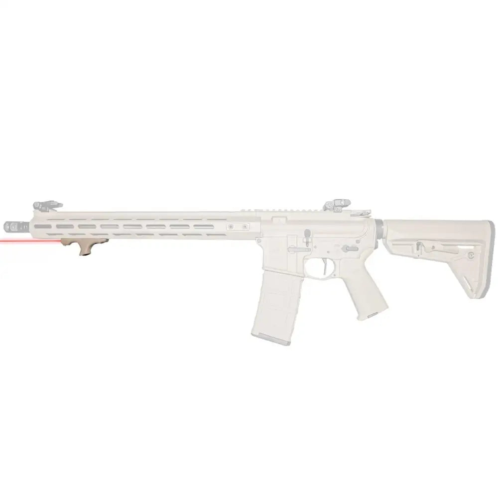 Viridian Green Laser Sights Hs1 Fde Handstop with Red M-lok Mounting Buy at Faith and Freedom Outdoors
