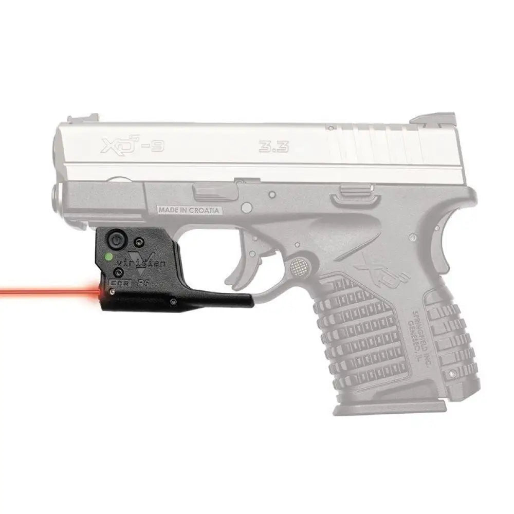 Viridian Green Laser Sights Reactor R5 Gen 2 Red Sight for Springfield Xds 9/40/45 with Ecr Ambidextrous Iwb Holster