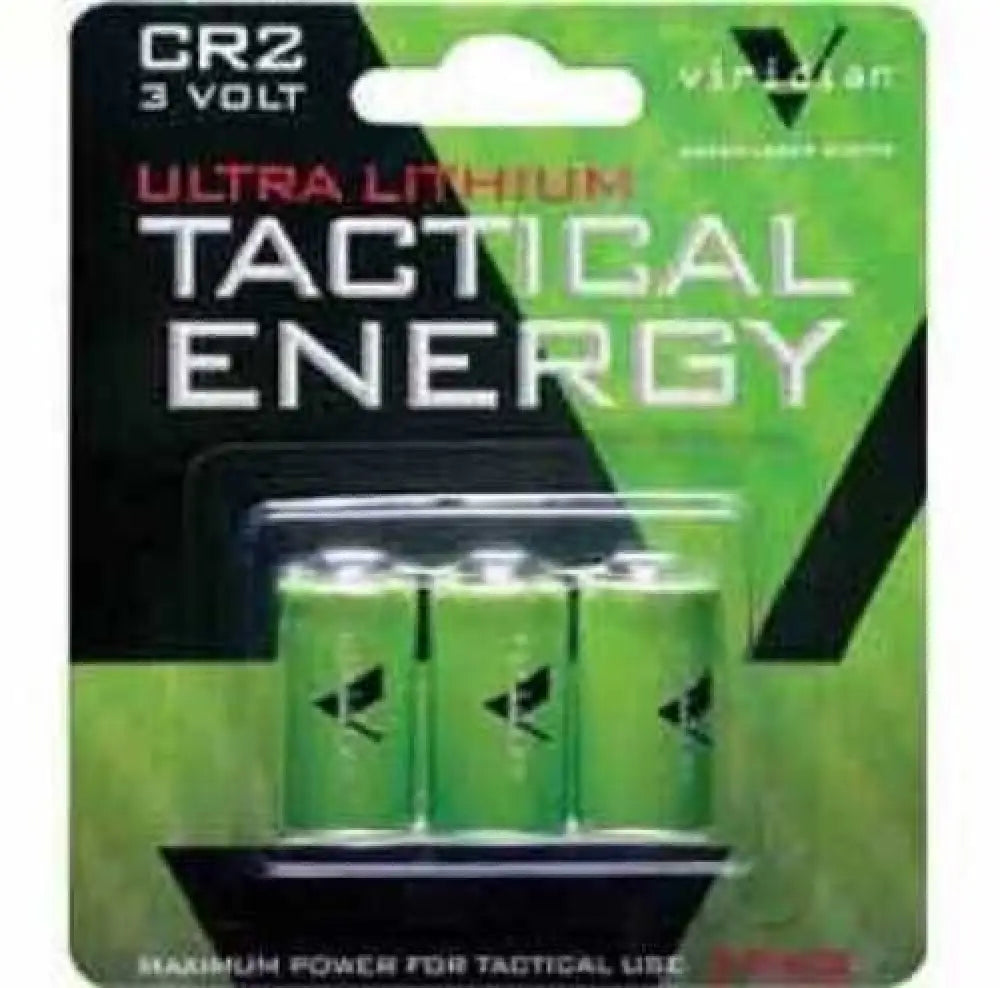 Viridian Weapon Technologies Battery Cr2 Lithium 3/pack Green Vir-cr2-3 - Cr2-3
