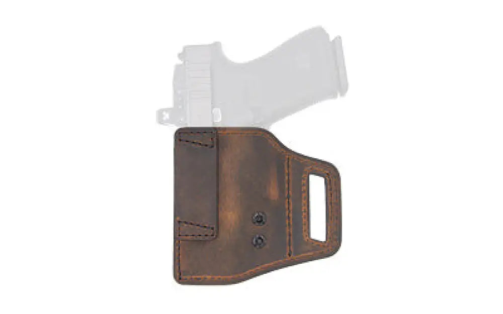Vrscry Vsafariland Ide Outside Waistband Holster Fits Glock 19 Right Hand Brown Buy at Faith and Freedom Outdoors
