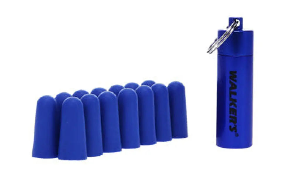 Walker’s 7pk Blue Foam Plug W/case Buy at Faith and Freedom Outdoors - Ear Protection - Plug