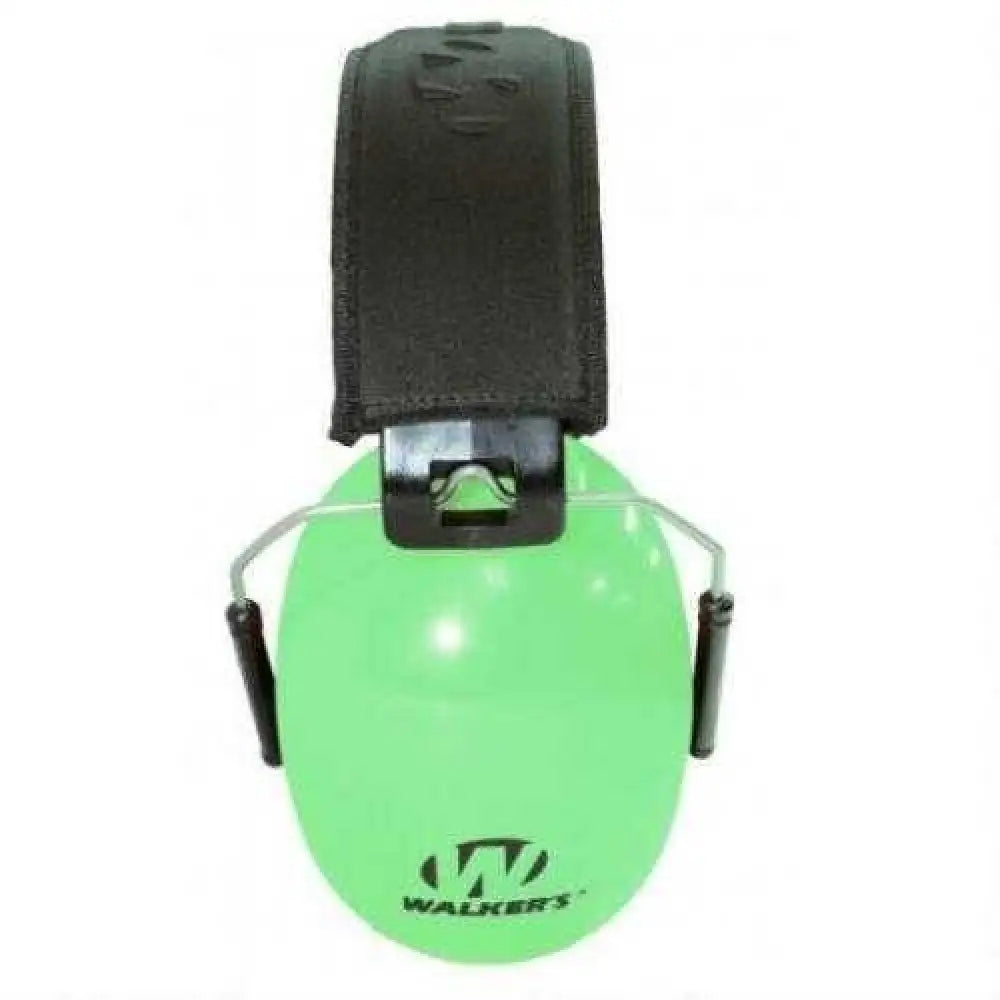 Walker’s Dual Color Passive Adult Folding Earmuffs 26 Db Noise Reduction Hi-viz Green Md: Gwpdcpmhv - Gwpdcpmhvg