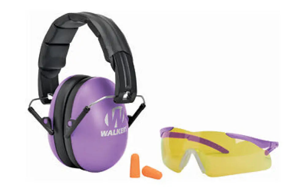 Walker’s Female Combo Kit Purple Buy at Faith and Freedom Outdoors - Ear Protection