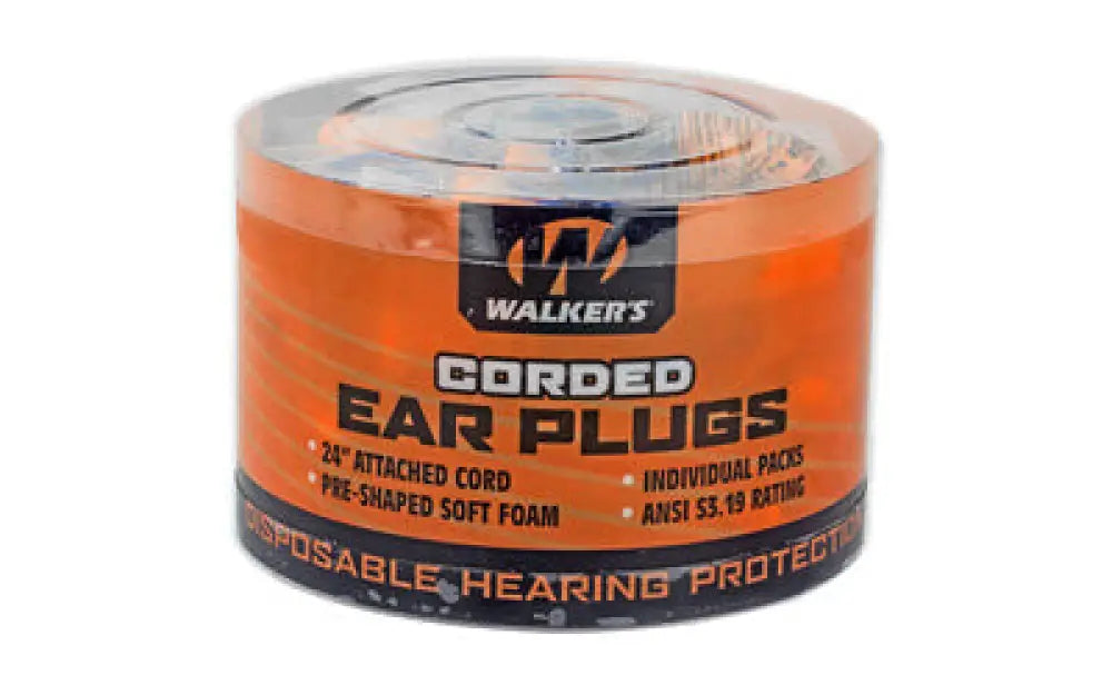 Walker’s Foam Ear Crded Plugs 50pk Buy at Faith and Freedom Outdoors - Ear Protection - Plug