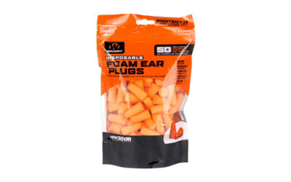 Walker’s Foam Ear Plugs 50pk Bag Buy at Faith and Freedom Outdoors - Ear Protection - Plug