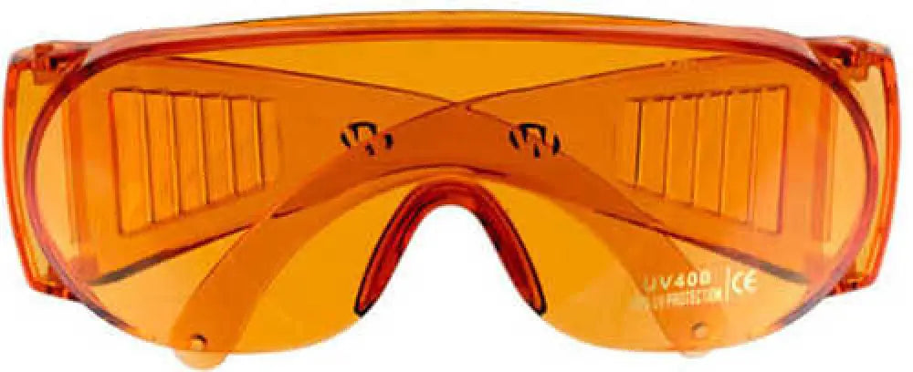 Walker’s Game Ear Full Coverage Glasses Polycarbonate Lenses Amber - Gwp-fcslgl-amb