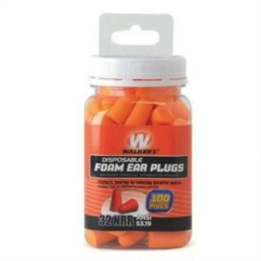 Walkers Game Ear / Gsm Outdoors Foam Plugs 100 Count Jar Model: Gwp-fp-50pk