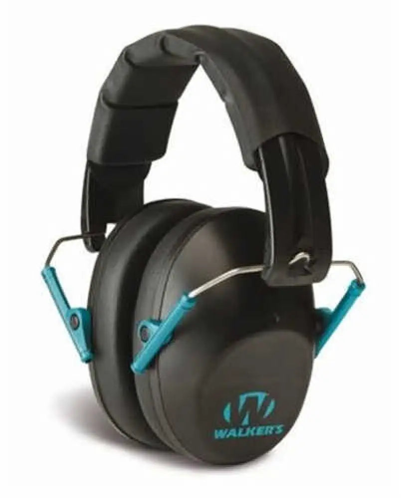 Walkers Game Ear / Gsm Outdoors Gwpfpm1bktl Pro Low Profile Folding Muff Earmuff Teal