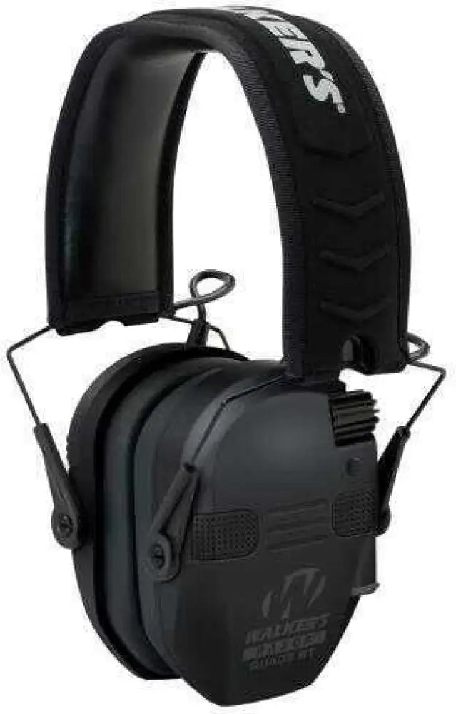 Walkers Game Ear / Gsm Outdoors Gwprseqmbt Razor Slim Electronic Muff with Bluetooth 22 Db Black