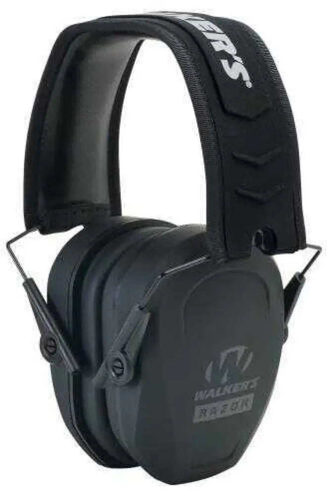Walker’s Game Ear / Gsm Outdoors Razor Slim Passive Earmuff Black - Gwprsmpas