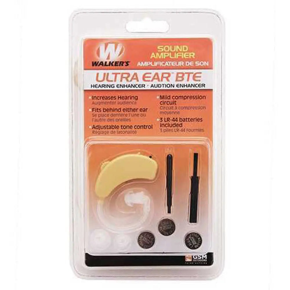Walkers Game Ear Gwpue1001 Ultra Bte Electronic Earbuds Natural