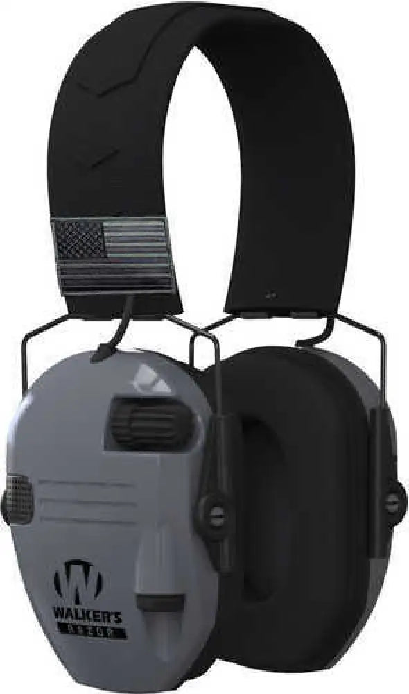 Walker’s Game Ear Razor Patriot Electronic Earmuff 23 Db Gray - Gwprsempatgy