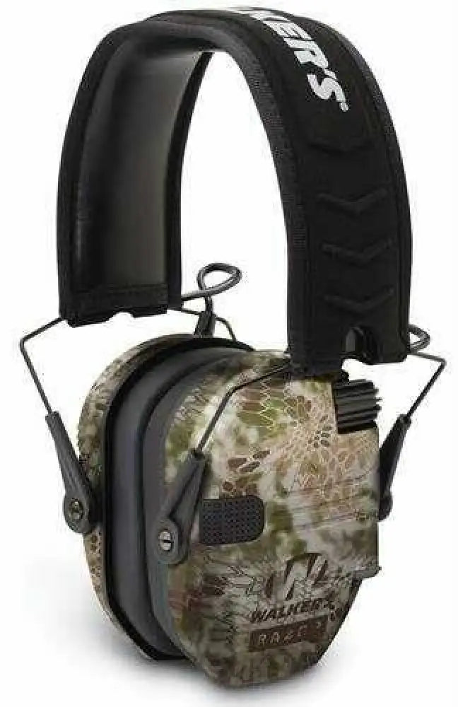 Walker’s Game Ear Razor Slim Shooter Electronic Folding Earmuff 23 Db Kryptek Camo - Gwp-rsem-kpt