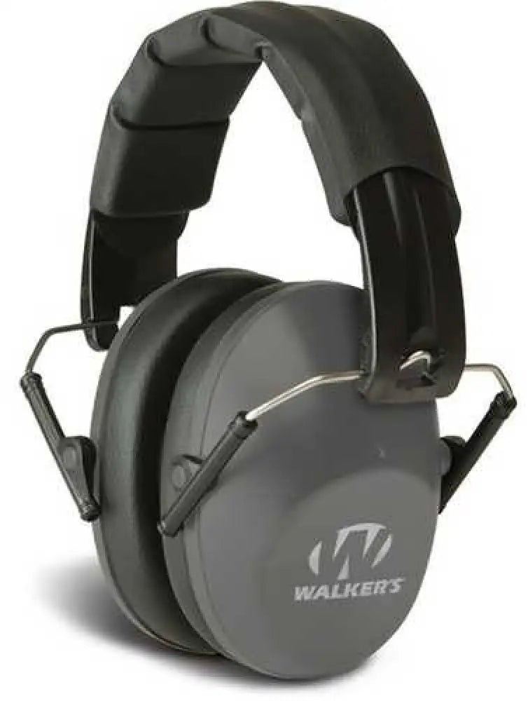 Walkers Gwpfpm1gy Pro Low Profile Folding Muff Earmuff 22 Db Gray