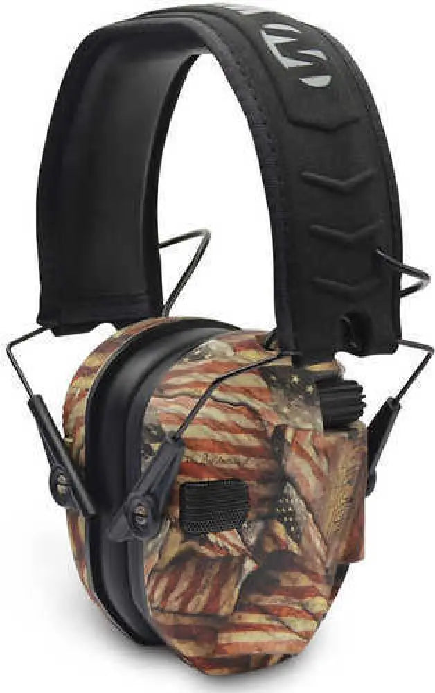 Walkers Gwprsembarm Razor Slim Electronic Earmuff 23 Db Usa Flag