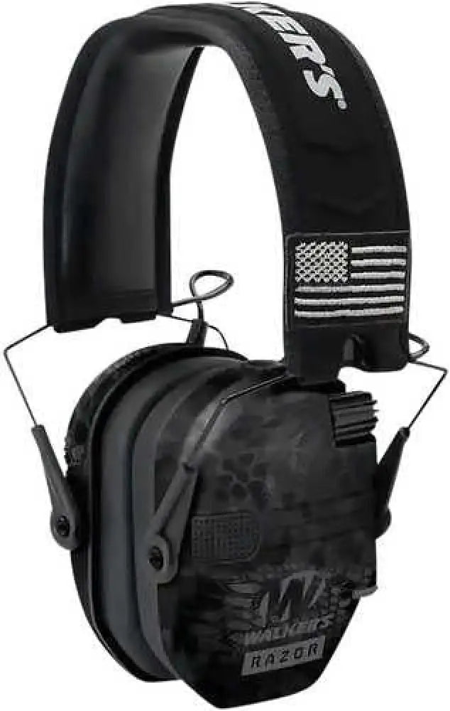 Walker’s Gwprsempatkpt Razor Slim Electronic Patriot Muff Polymer 23 Db Over the Head Kryptek Highlander / Black Adult