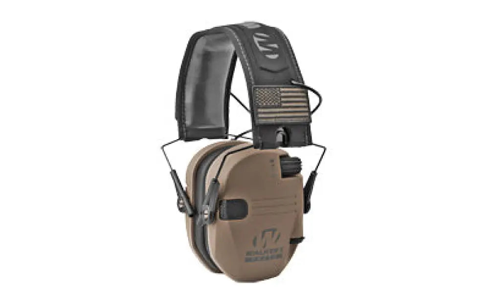 Walker’s Razor Safariland m Elec Muff Fde Flg Buy at Faith and Freedom Outdoors - Ear Protection - Earmuff
