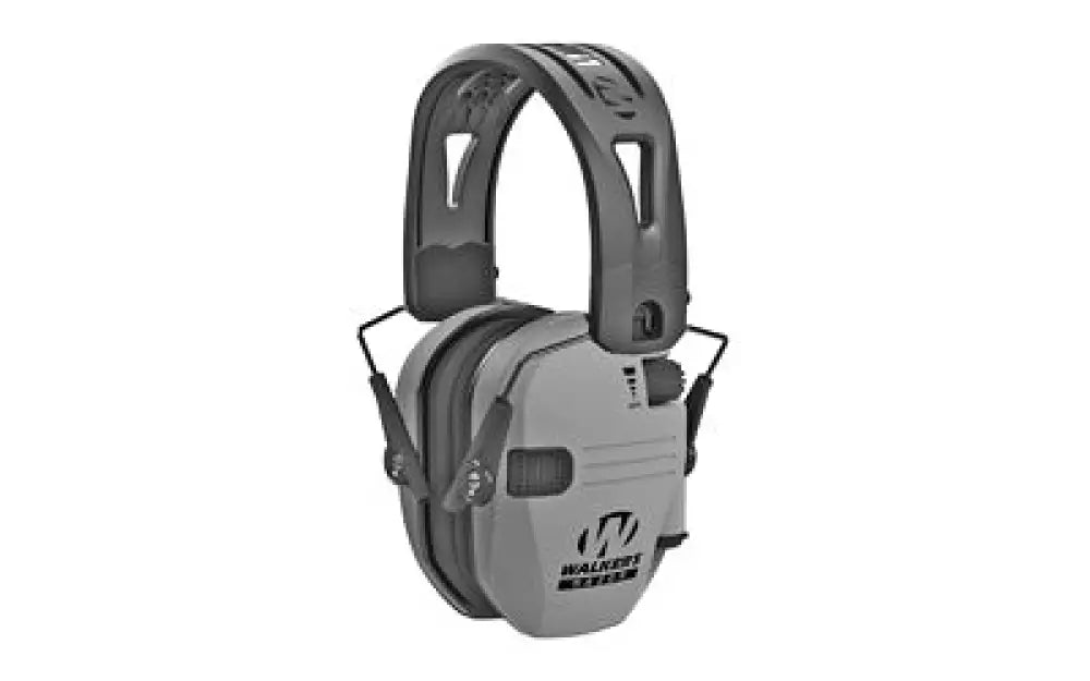 Walker’s Tacti Grip Rzr Bttleshp Gry Buy at Faith and Freedom Outdoors - Ear Protection - Earmuff