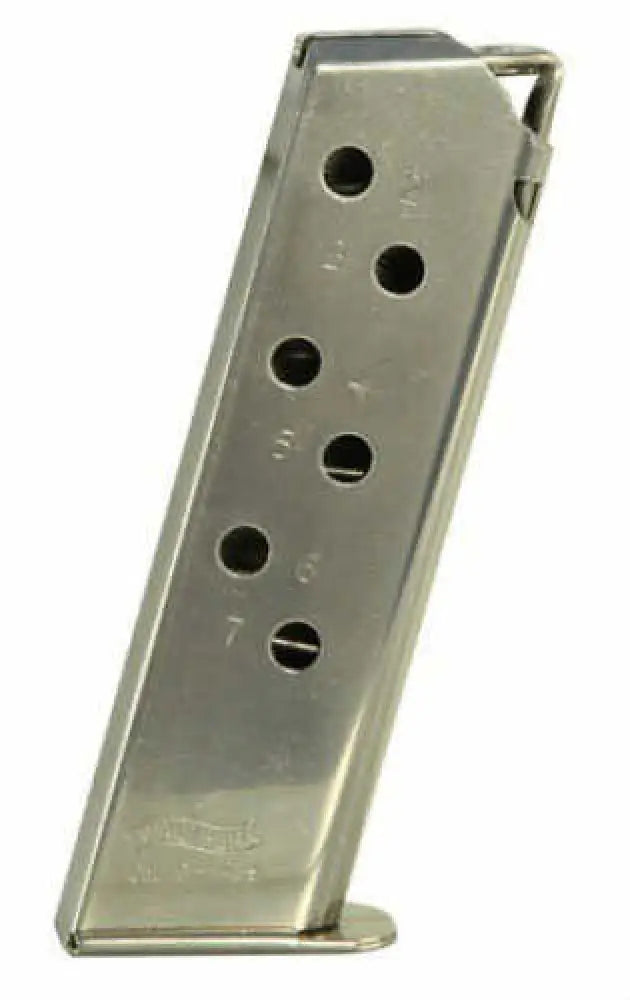 Walther Magazine 380 Acp 7rd Fits Pp-ppk/s Nickel 2246011