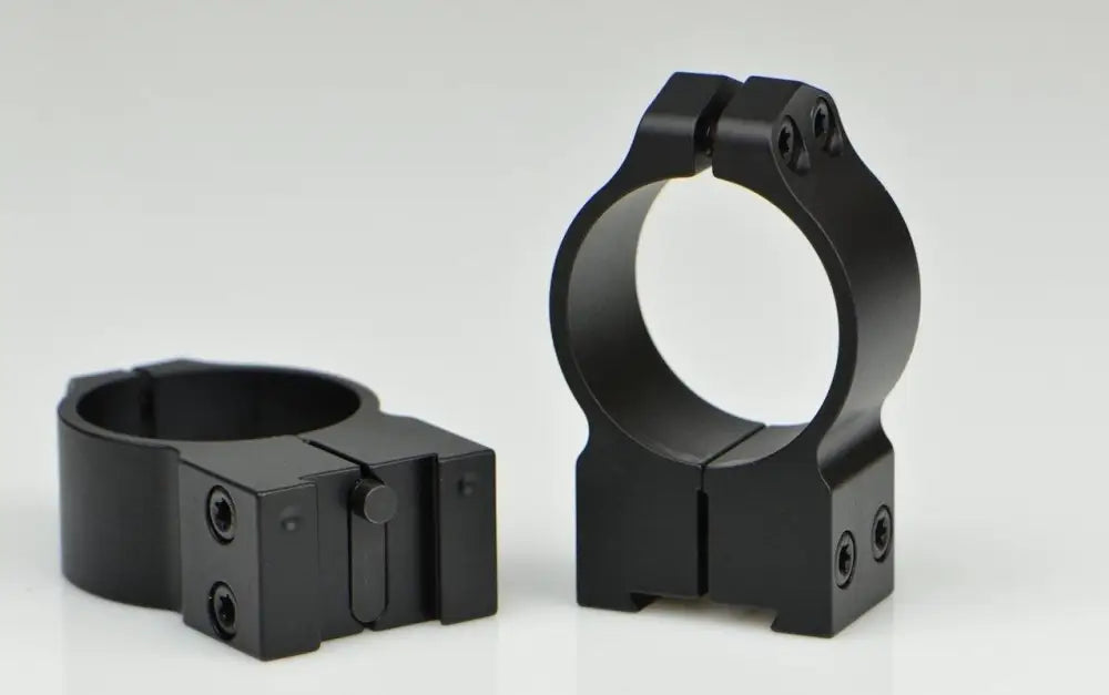 Warne Manufacturing Company Scope Rings 2-piece Maxima Fixed Ringmounts with Grooved Receiver Fits Tikka 30mm High