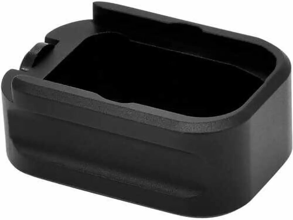 Warne Meg195/4black Magazine Extension Made of 6061-t6 Aluminum with Hardcoat Anodized Black Finish for Glock 19 23