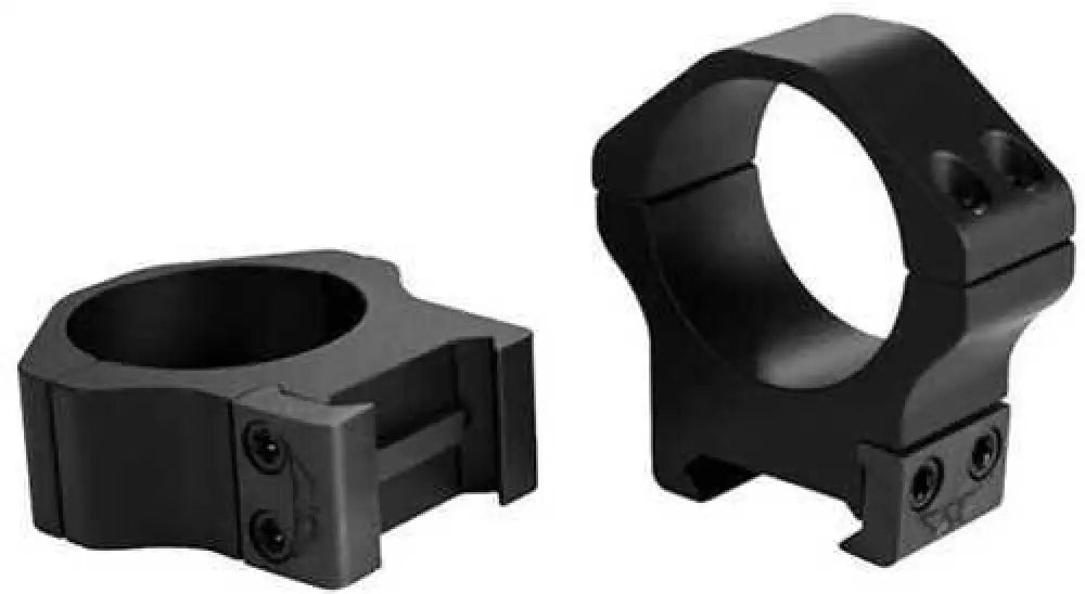 Warne Scope Mounts Maxima Horizontal Rings Fits Picatinny & Weaver Style Bases 1’’ Low Matte Finish 500m