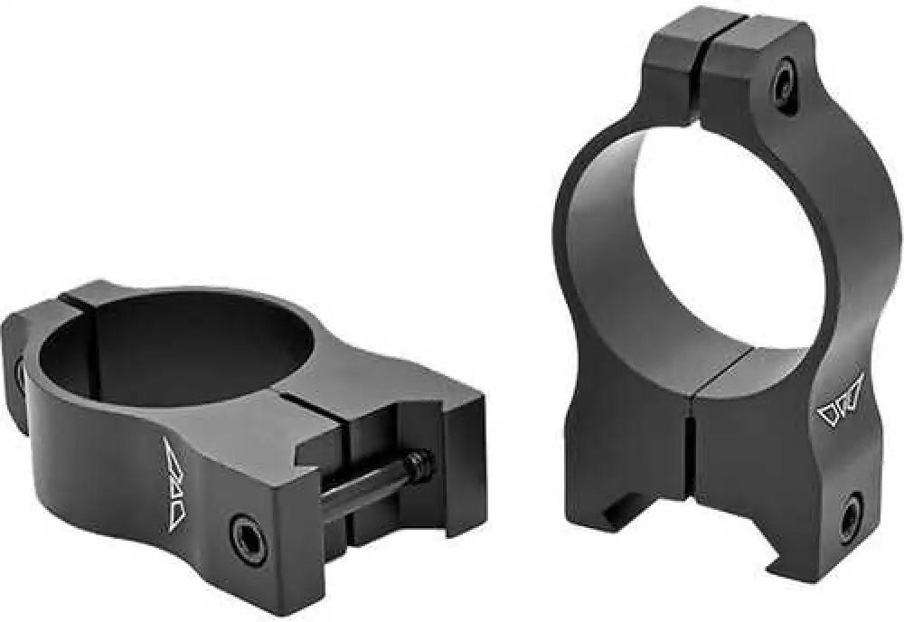 Warne Vapor Aluminum Scope Rings Matte Black 30mm High - V415m