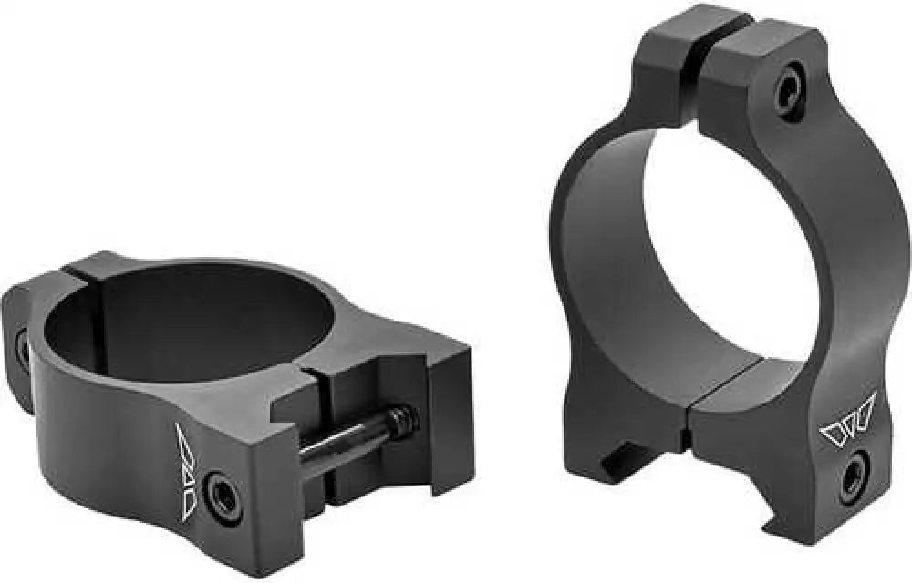 Warne Vapor Aluminum Scope Rings Matte Black 30mm Low - V413m