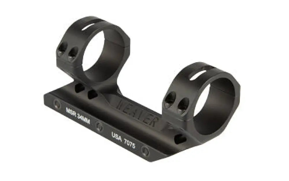 Weaver 34mm Fixed Msr Mount Matte Buy at Faith and Freedom Outdoors - Rings
