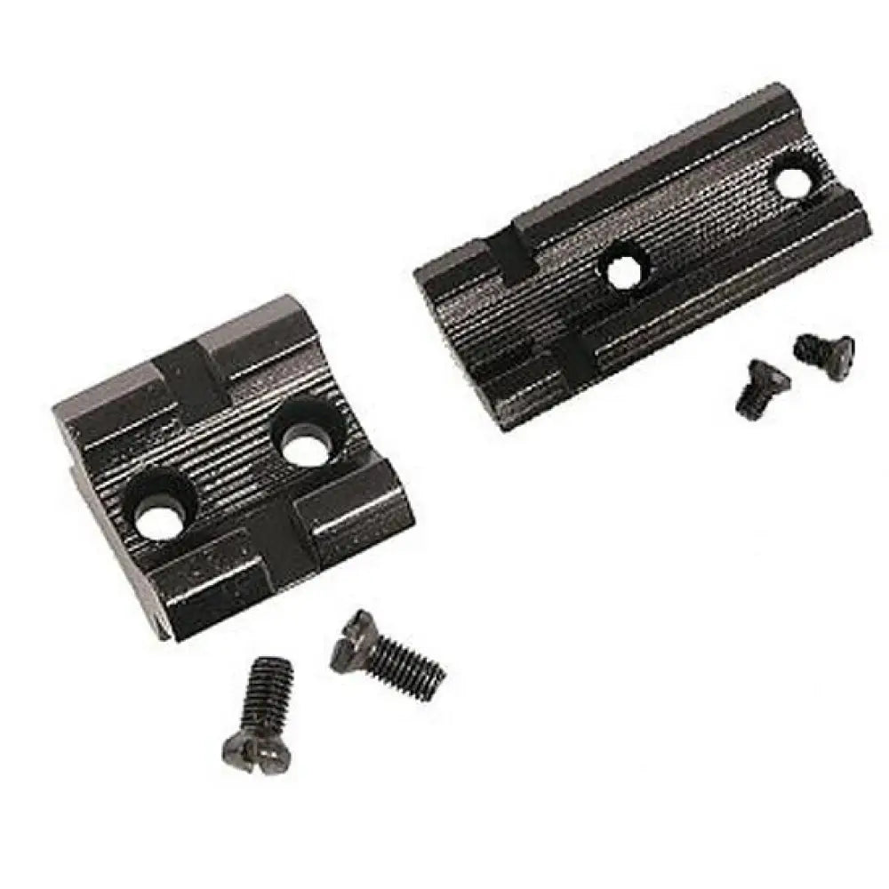 Weaver Bases & Mounts by Gun Make Model Standard Top Mount Aluminum Scope Base - Gloss Black - #20a - Front Buy